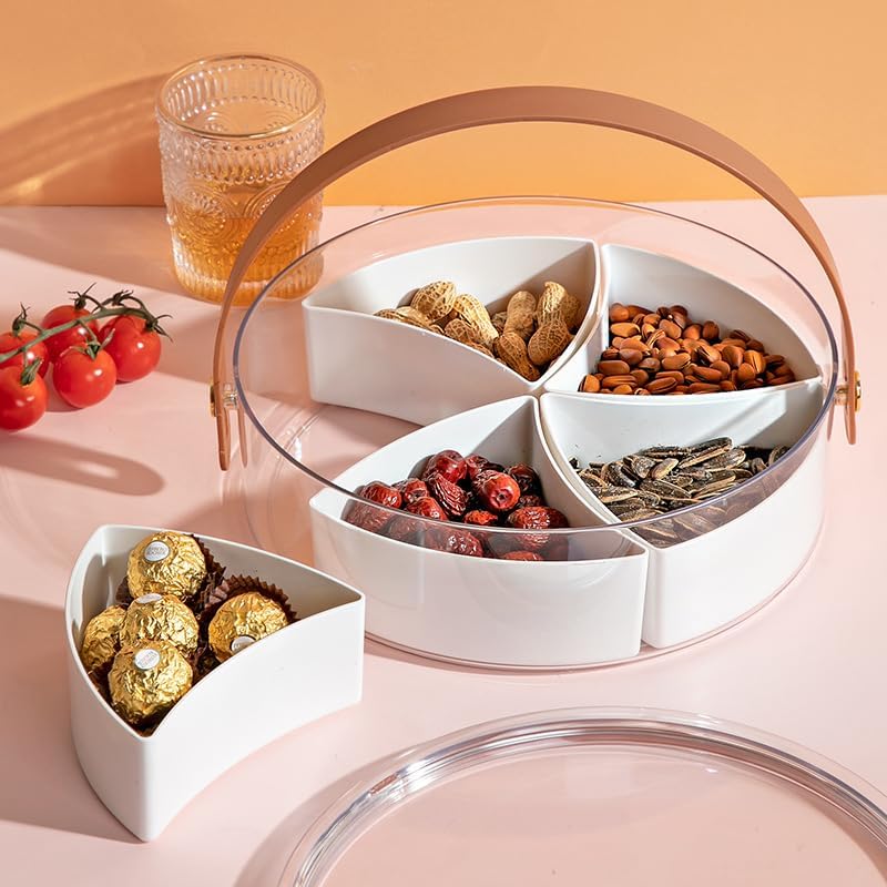Carry & Serve Dry Fruit & Snacks Organizer - Multiple Compartments