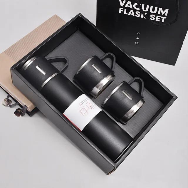 Vacuum Flask Set Steel Water Bottel