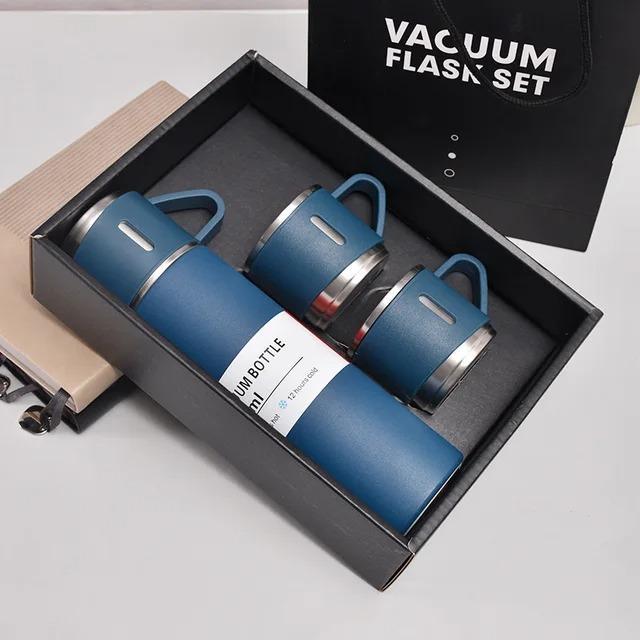 Vacuum Flask Set Steel Water Bottel