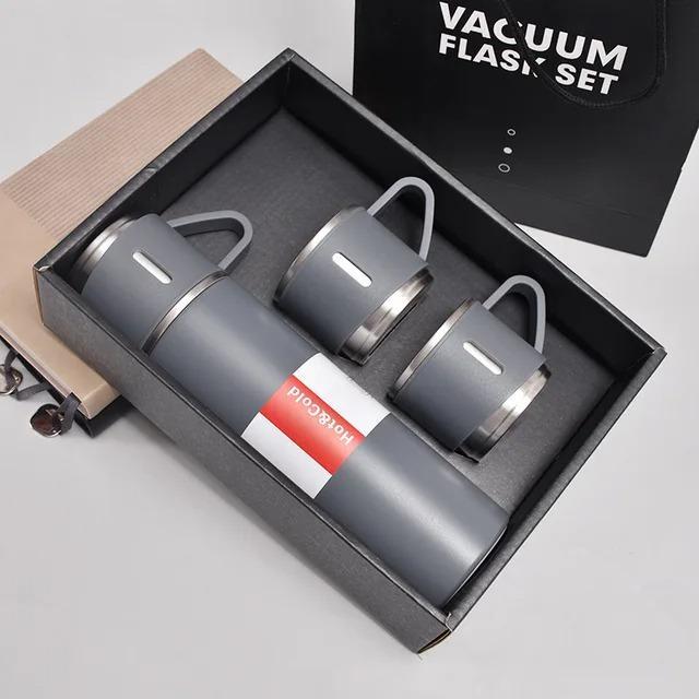 Vacuum Flask Set Steel Water Bottel