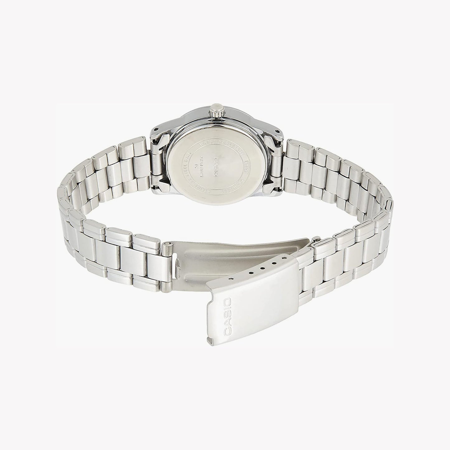 Silver Stainless Steel Quartz Watch – Classic Unisex Design